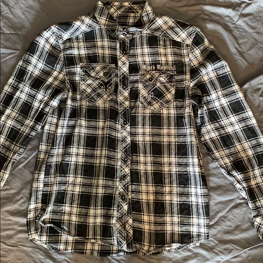 Rock revival flannel